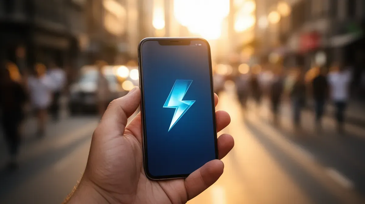 Virement instantané effectué depuis un smartphone