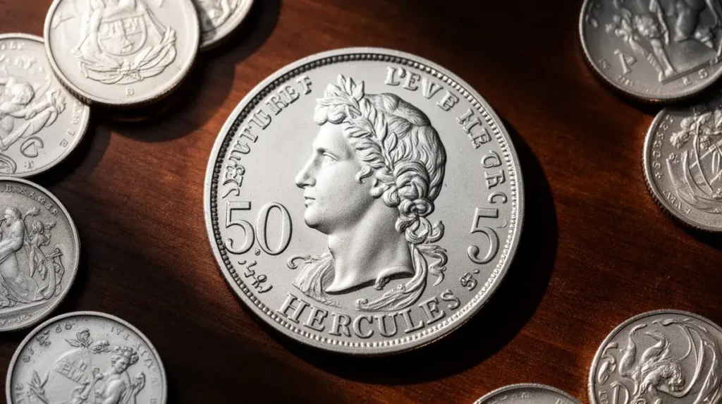 Pièce 50 francs Hercule en argent : comment connaître sa cotation exacte ?