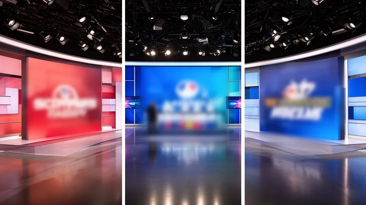 Comparaison animateurs télévision studios jeu