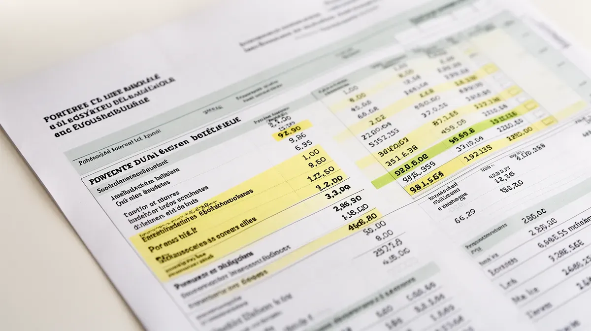 Gros plan sur une fiche de paie belge avec les montants du salaire minimum en évidence