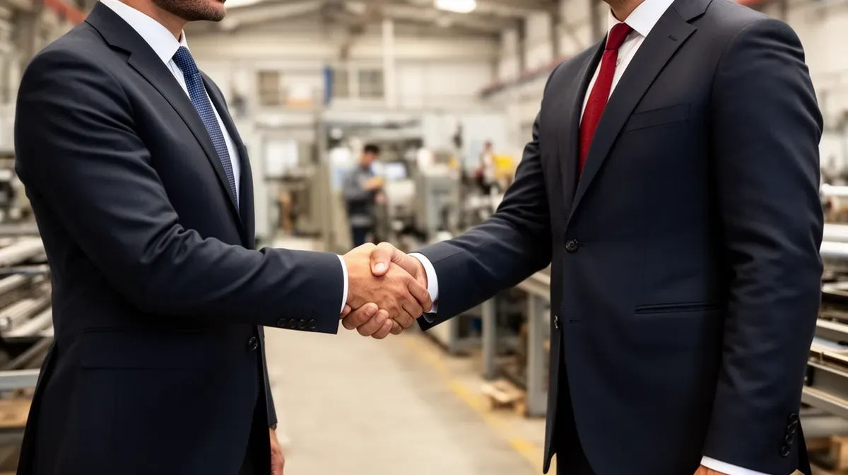 Poignée de main entre un employeur et un employé pour illustrer l'évolution du SMIC au Maroc